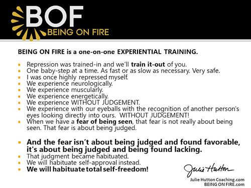 Being On Fire One on One