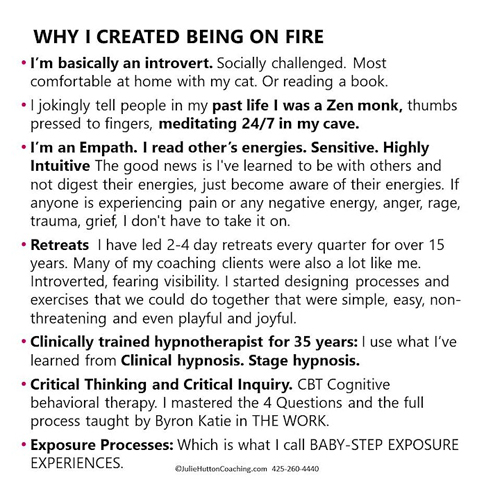 Why I created Being On Fire