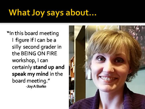 Joy A Burke Testimonial