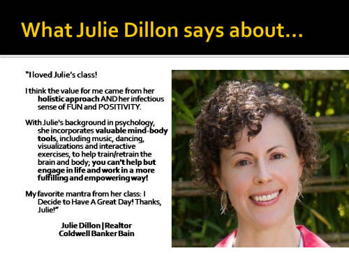Julie Dillion Testimonial