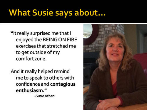 Susie Athari testimonial